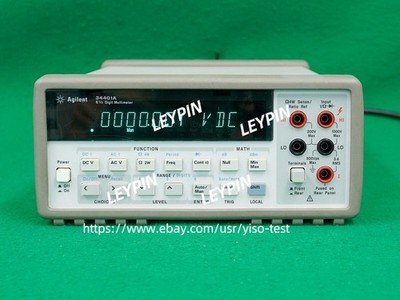 Used HP / Agilent 34401A Digital Multimeter 6½ Digit Tested /Good function #