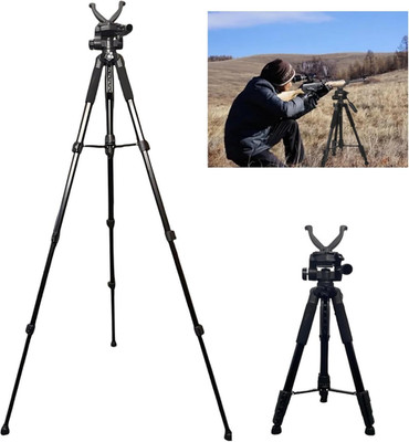 Adjustable Shooting Sticks for Hunting, Lightweight Aluminum 360° Shooting Rest