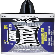 DAP Extreme Stretch Acrylic Urethane Premium Elastomeric Sealant, Black, 10.1 Oz
