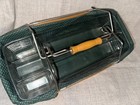 Longaberger Household Caddy Basket with Metal Handles Plastic Protector Liner — photo 3