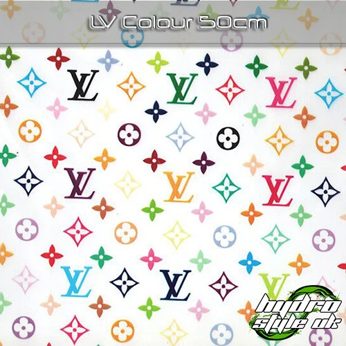 colorful lv print