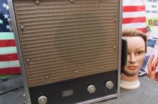 Estate* Vintage Ampex 2010 Portable Speaker W/ 6v6 Tube Amp ~ Very Clean