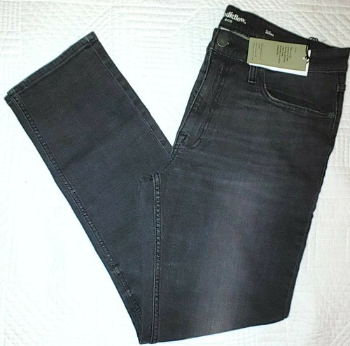 Slim Fit Jeans Black Distressed 