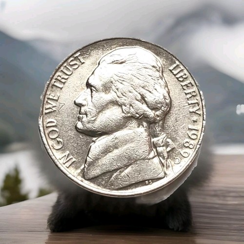 1989 D Jefferson Nickel - Picture 3 of 6