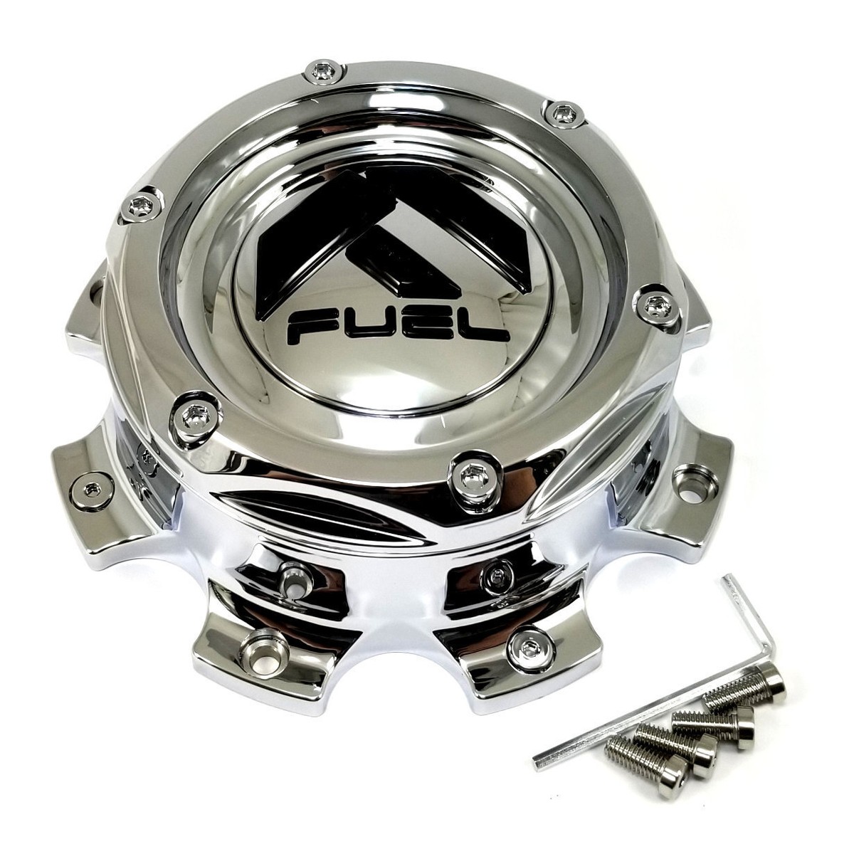Fuel Off-Roads Chrome Center Cap for 8L D745 Saber D746 Lockdown