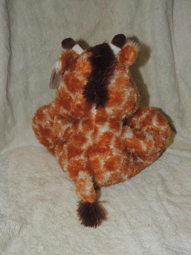 Giraffe Aurora World Zehenspitzen Stofftier sitzend Plüsch Safari 9 Zoll groß 2005 NEU - Bild 3 von 5