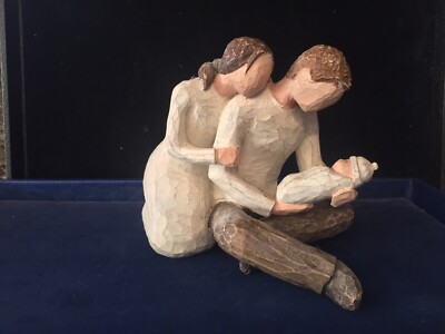 New Life Willow Tree Figurine Mother Father Newborn Baby Family Susan Lordi