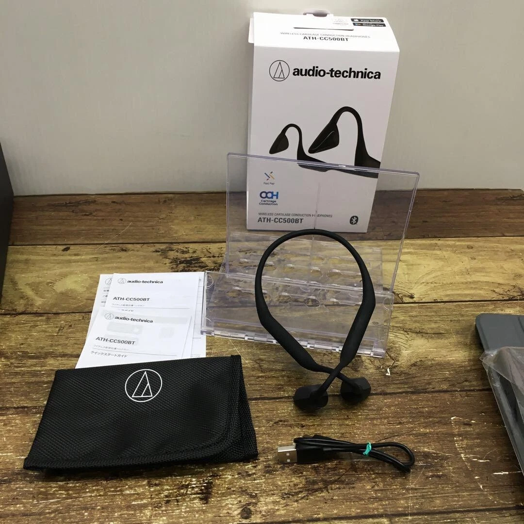 Audio-Technica Ath-Cc500Bt Bone Conduction Earphones Headphones From Japan used