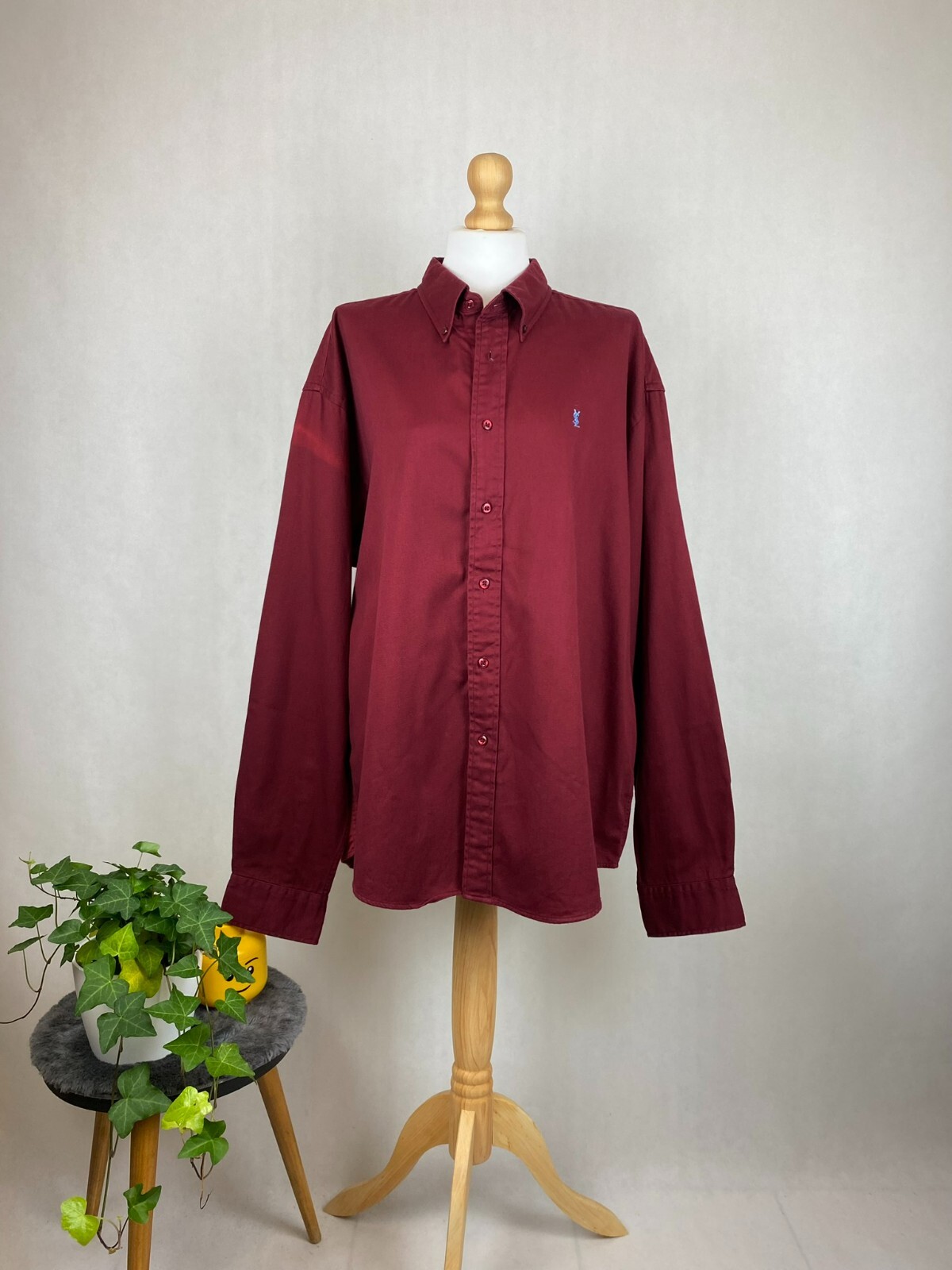 SAINT LAURENT yves saint lauren pour homme sovracamicia camicia oversize casual vintage