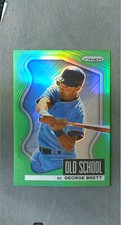 2022 Panini Prizm Old School Lime Green Prizm #6 George Brett Royals #'d 98/125