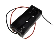 2*AAA Size Non-Rechargeable/Rechargeable Battery Holder Wire Leads - Pack of 2