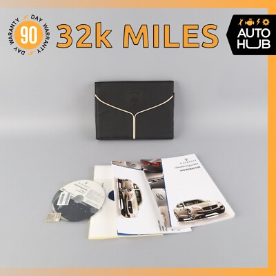 2015 Maserati Quattroporte M156 Owner's Operator Maintenance Manual Book OEM 32k
