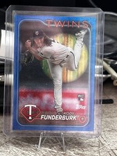 2024 Topps Series 2 #538 Kody Funderburk Blue Border Parallel RC - Twins /999