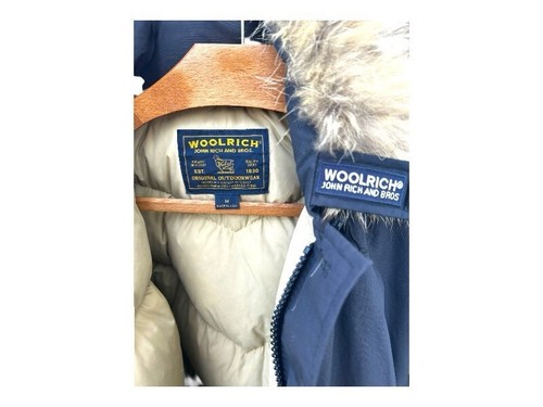 Woolrich Arctic Parka Uomo Blu Taglia M Come Nuovo - Foto 2 di 6