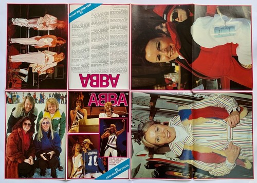 RARE ORIGINAL Vintage **ABBA** LARGE POSTER **SWITZERLAND 1979** 84cm x 59.5cm - Picture 9 of 20