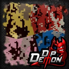 DIGITAL CAMO DESERT BROWN & CLEAR FILM HYDROGRAPHIC WATER TRANSFER HYDRO DIPPING