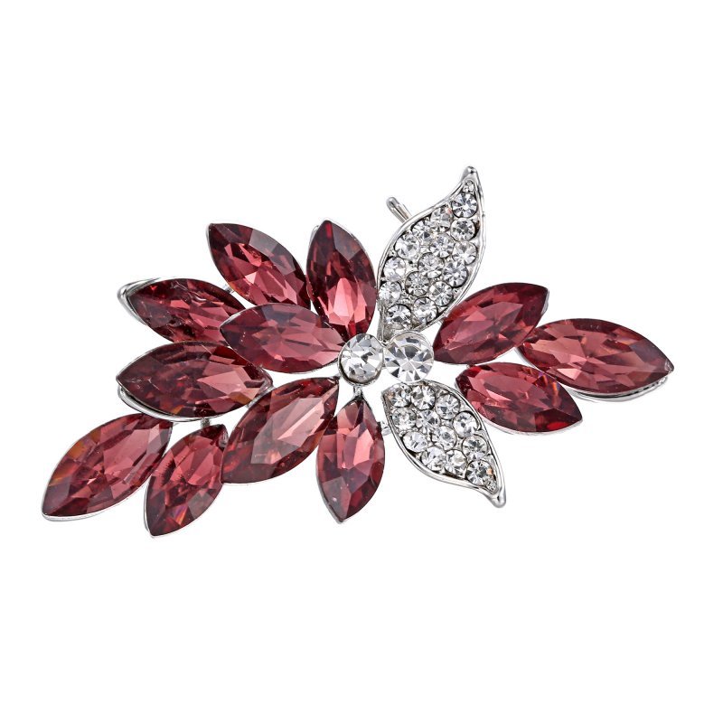 Fashion Alloy Crystal Brooches Pin Broche Handmade Bow Brooch Women Fashion Alloy Crystal Brooches Pin Broche Handmade Bow Brooch Women