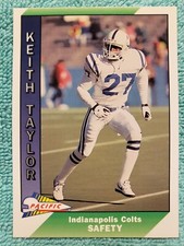 1991 PACIFIC KEITH TAYLOR #202 INDIANAPOLIS COLTS 