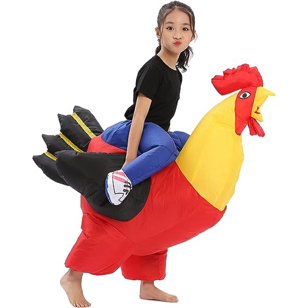 Rooster Rider Halloween Costume Inflatable Fun for All Ages eBay