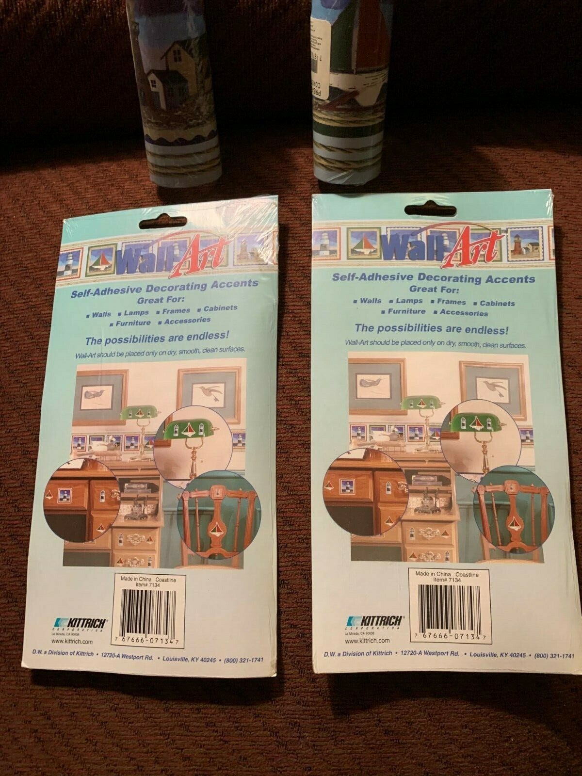 2 Wallpaper Borders Coastline 4 Yards Spool Pre Pasted D.W. Wall covering eBay