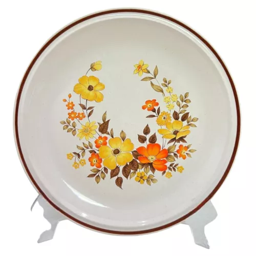 Vintage Casual Elegance Hearthside Stoneware Chablis Dinner Plate, 1970's