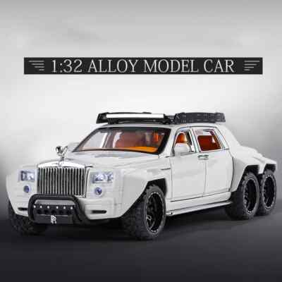 1:32 Rolls-Royce Phantom 6X6 Alloy Car Model Diecast Toy Vehicle