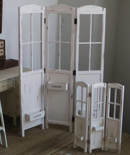 1/6 1/12 Scale Dolls House Miniatures Plain Unfinished Palace Screen Furniture - Picture 1 of 19