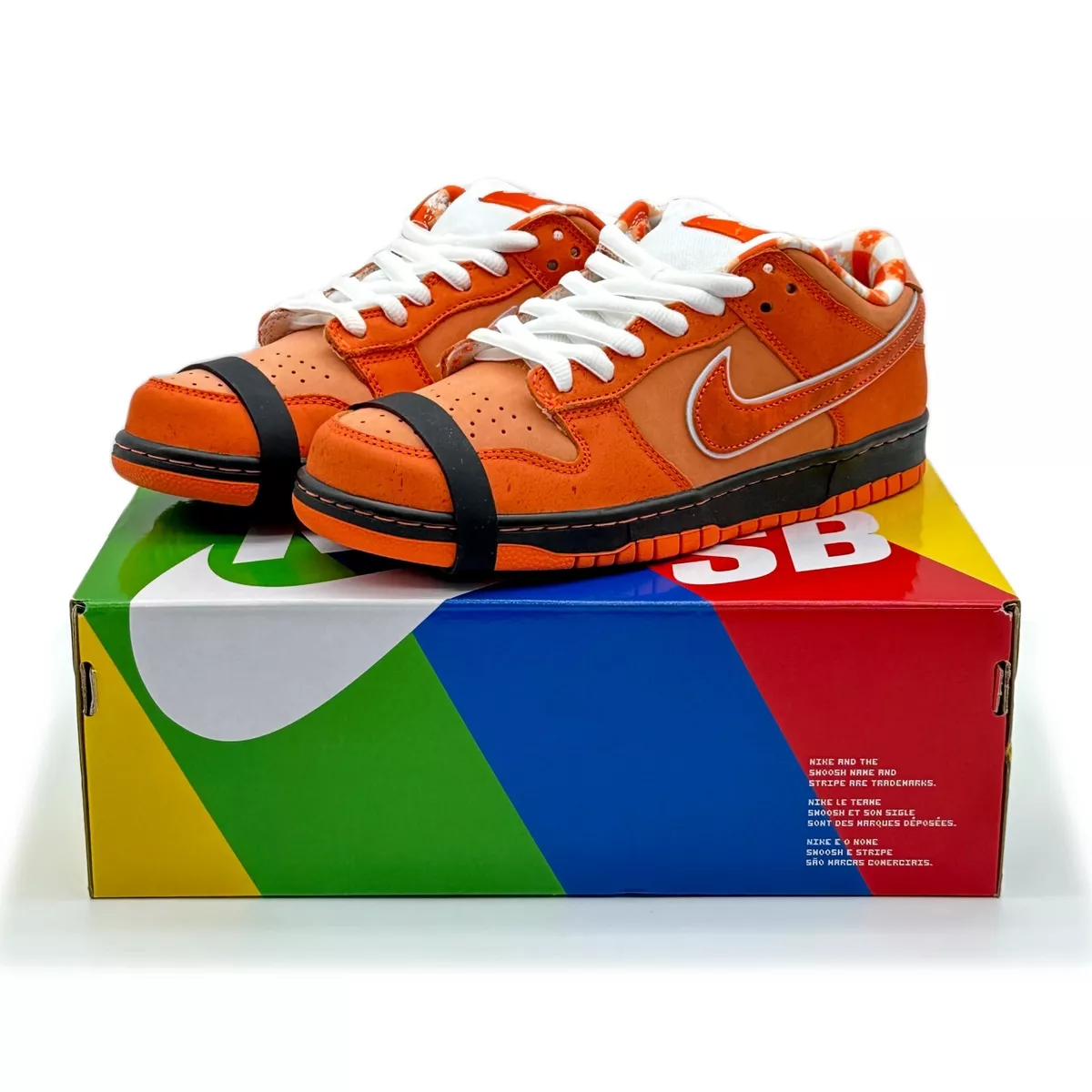 FD8776-800 Nike SB Dunk Low Concepts Orange Lobster Electro Pink Black White