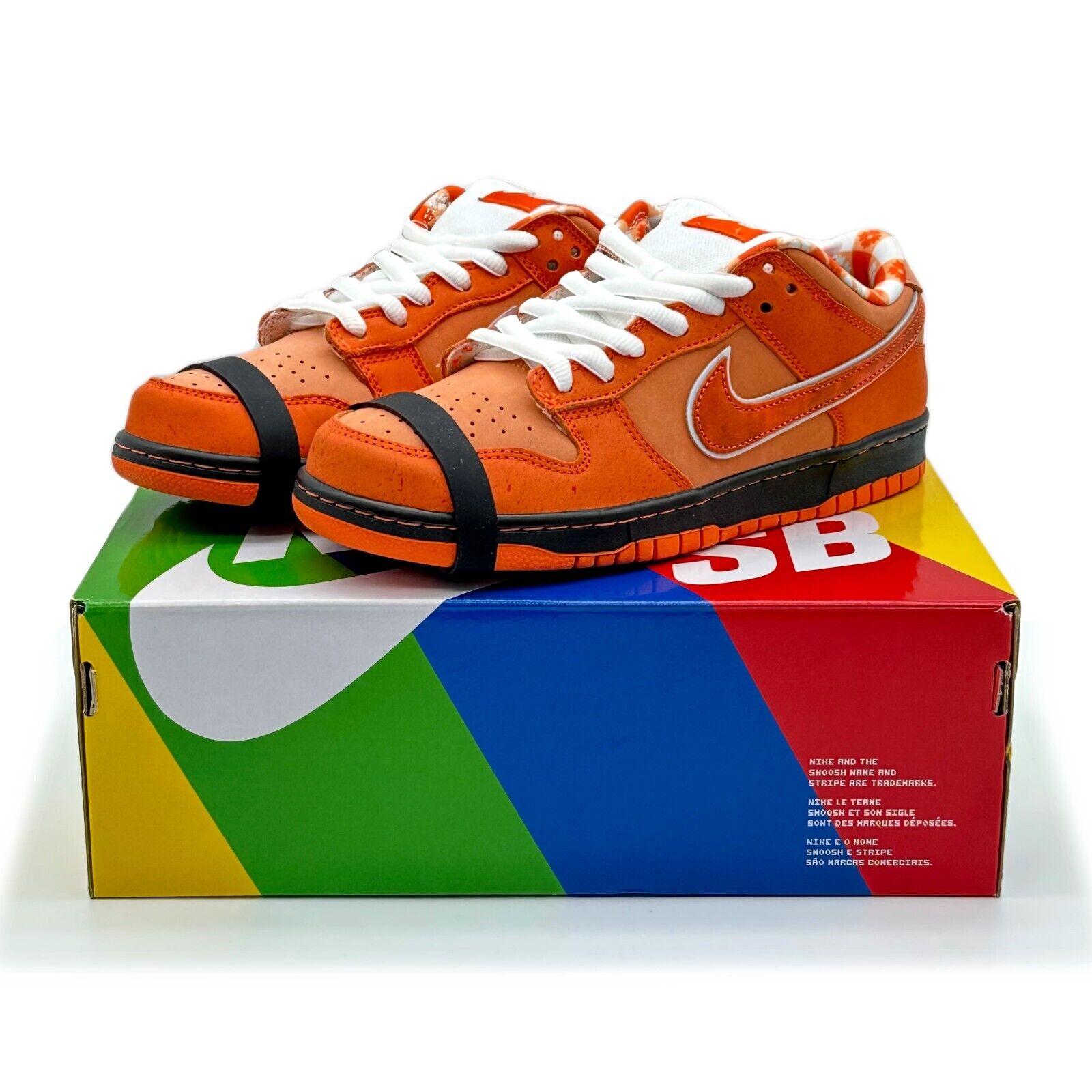 800 - Concepts x Nike SB Dunk Low Orange Lobster White Black