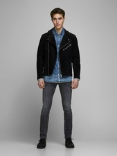 Jack \u0026 Jones Men's Jeans 12094996 Denim JJGLENN JJORIGINAL JJ 887 NOOS Slim  Fit for sale online | eBay