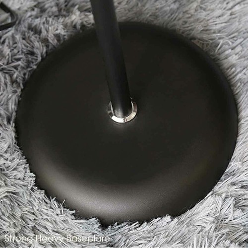 Modern Floor Lamp Uplighter Reading Light Single Dual Black / White Tall w/ Bulb - Picture 3 of 15