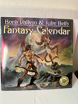 Boris Vallejo & Julie Bell's Nice Fantasy Pictures Wall Calendars 2021 28 Pages