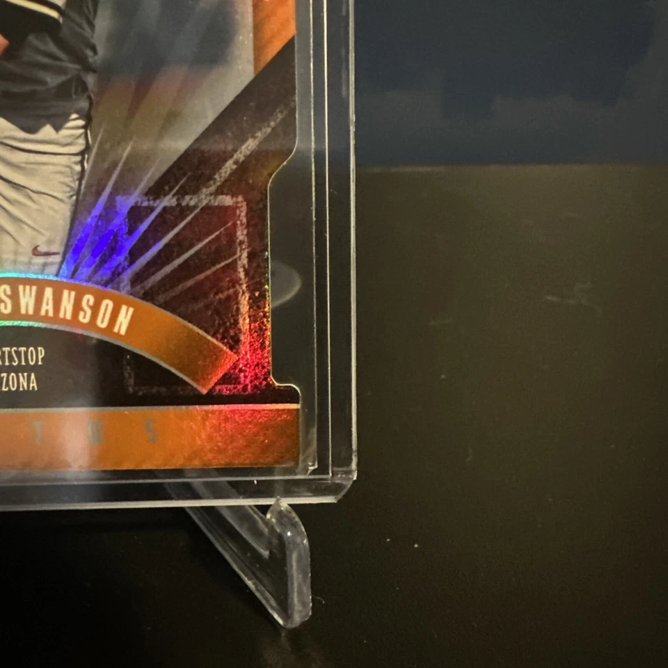 2015 Panini Elite Extra Edition #2 Dansby Swanson Status Orange Die- Cut /10 - Image 4 of 4