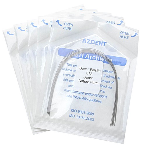 AZDENT Dental Orthodontic Natural Arch Wire Super Elastic Niti Nature Form Round - Picture 6 of 12
