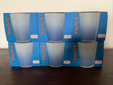 Bicchieri Da Collezioni 2000 Corte Buona Gadget Promo Nuovi Raro Blu Satinato