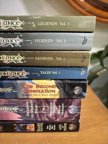 Dragon Lance Paperback Book Lot of 7 - Picture 2 of 18