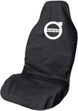Volvo Logo Waterproof Premium Black Front Car Seat Cover Protector Watersport