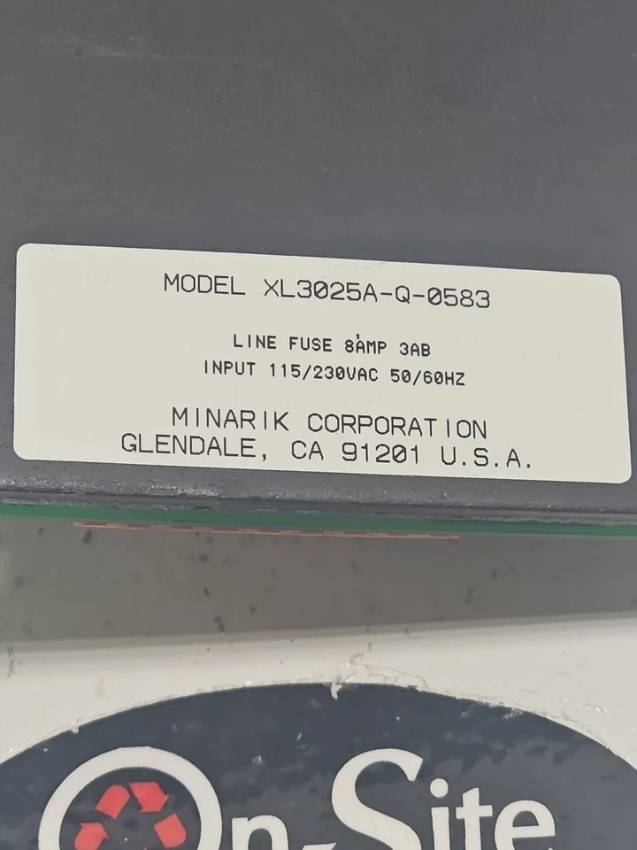 Minarik Drives XL3025A-Q-0583 Drive Speed Control 115/230VAC 50/60Hz. - Image 3 of 3