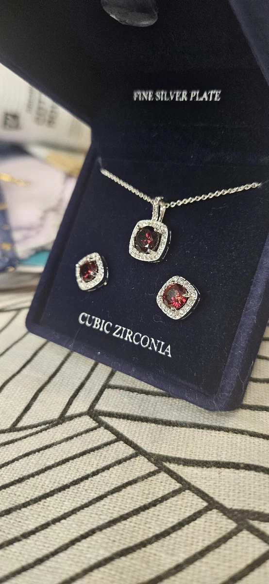 Sparkle allure pure deals silver plated cubic zirconia
