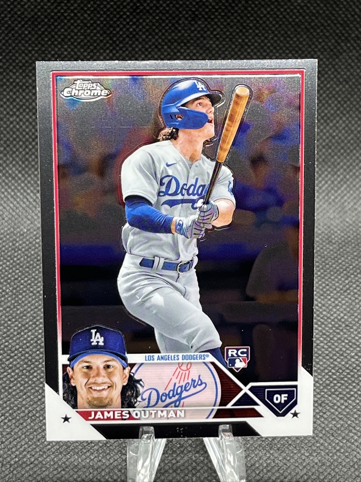 JAMES OUTMAN RC 2023 Topps Chrome #81 Base Rookie Card Los Angeles Dodgers