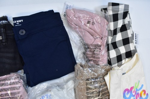 Old Navy Bulk Lot Of 16 Girls Size 6 7 Mixed Seasons Tops Bottoms Shorts Skirts - Picture 3 of 7
