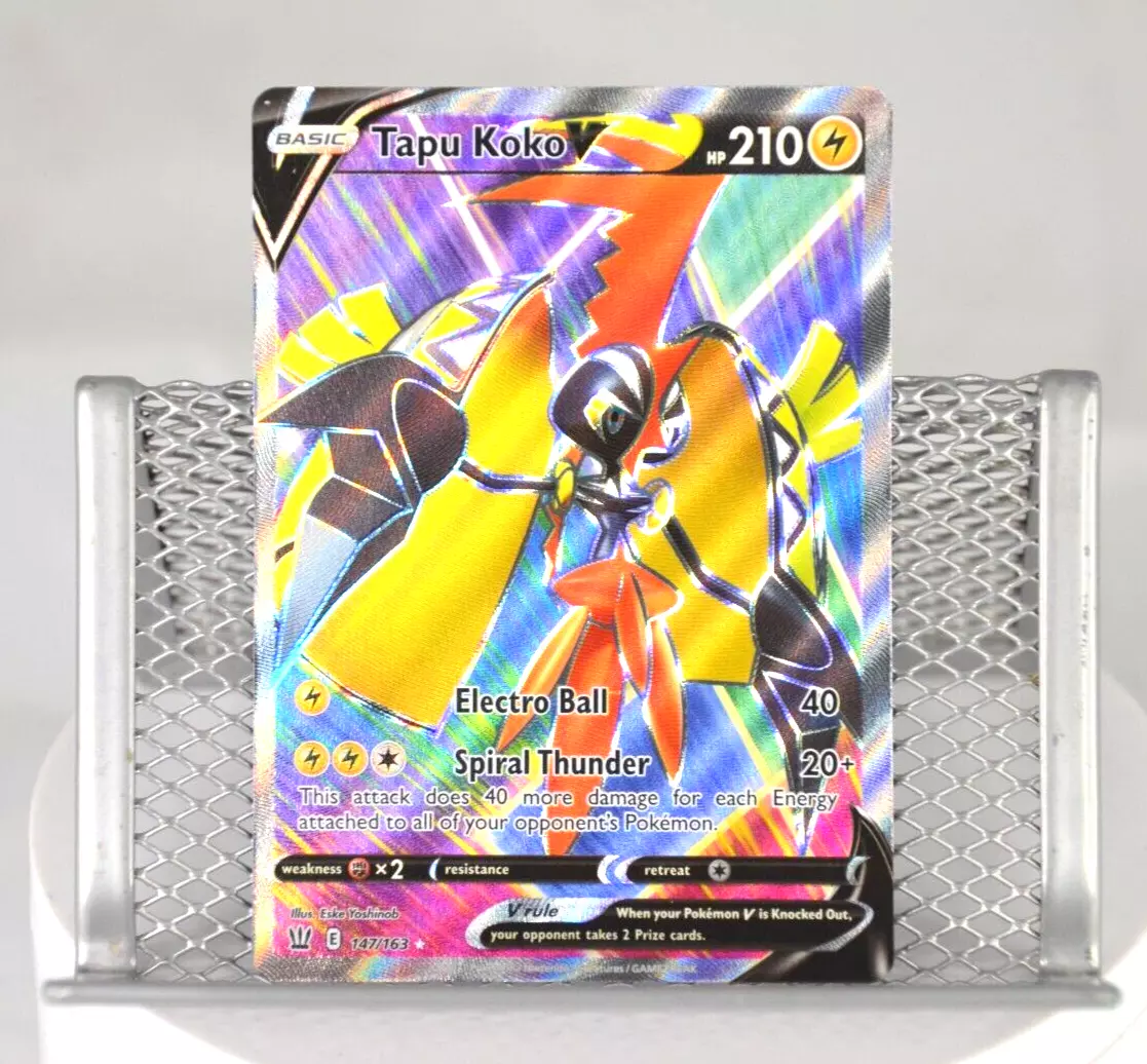  Tapu Koko V - 147/163 - Full Art Ultra Rare - Sword