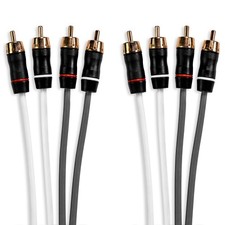 Fusion 010-12618-00 Performance RCA Audio Connector Cables 4 Channels 6 ft Cable