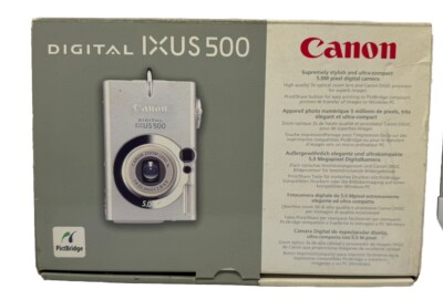 NUR OVP + Zubehör Canon Digital IXUS 500 | keine Kamera |