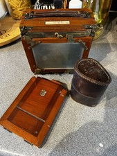 Antique J LANCASTER  And Son 1889 INSTANTOGRAPH  PLATE Camera, Lens And Plate