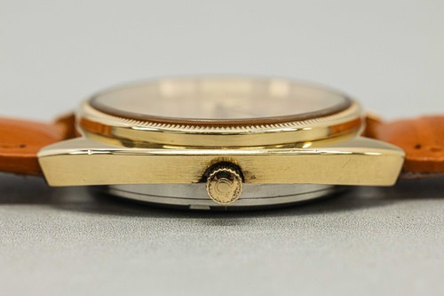 **NEAR MINT** Vintage OMEGA Constellation Cal.1021 Automatic Gold Dial 35mm Mens - Picture 7 of 18