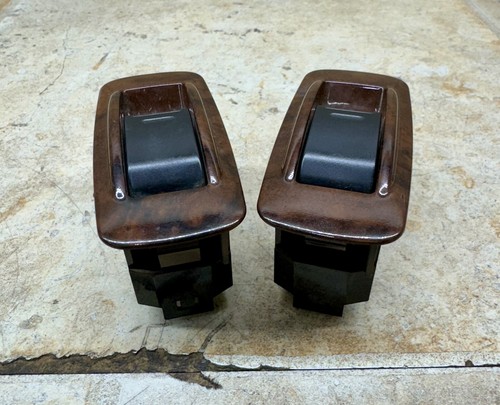 1999-2002 TOYOTA 4RUNNER LIMITED WOODGRAIN INTERIOR SWITCH BEZEL COVER SET OEM - Picture 17 of 24
