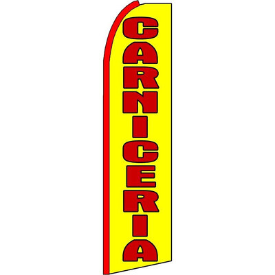 Carniceria 2 1/2 ft X 11 1/2 ft Windless Flag