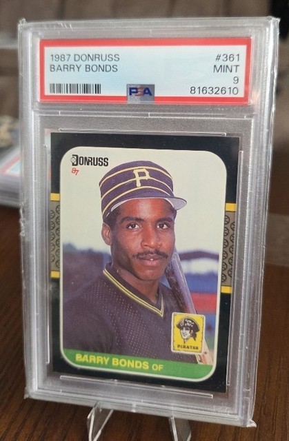 Barry Bonds 1987 Donruss Donruss