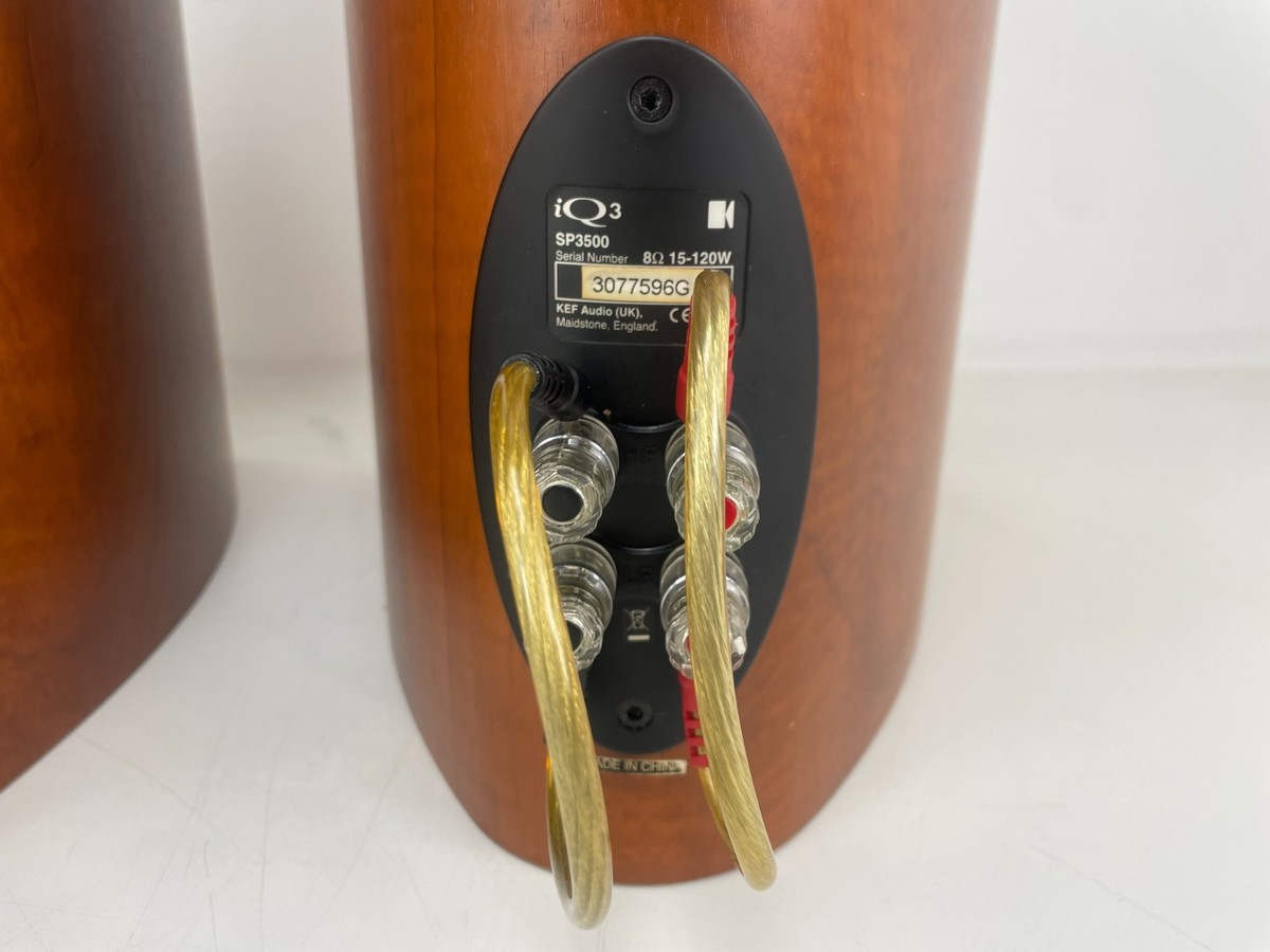 KEF iQ3 SP3500 Bookshelf Speakers - Dual Concentric - B Wired | eBay
